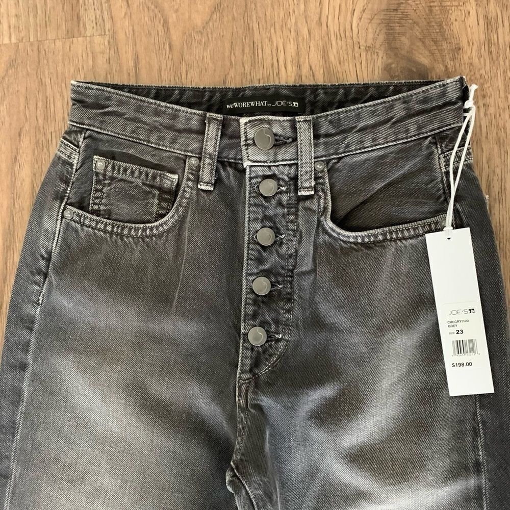 Joe's Jeans X Weworewhat High-rise Vintange Straight Jeans size 23 NWT$198 - Picture 6 of 7